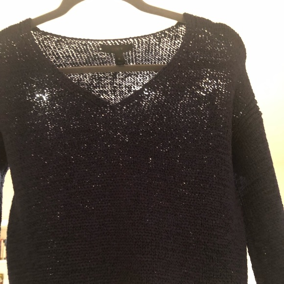 J. Crew Navy V-Neck Sweater - Picture 4 of 4